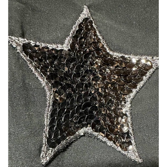 NWT Hippie Rose Black jacket with Sequin Stars size XL - Picture 5 of 6